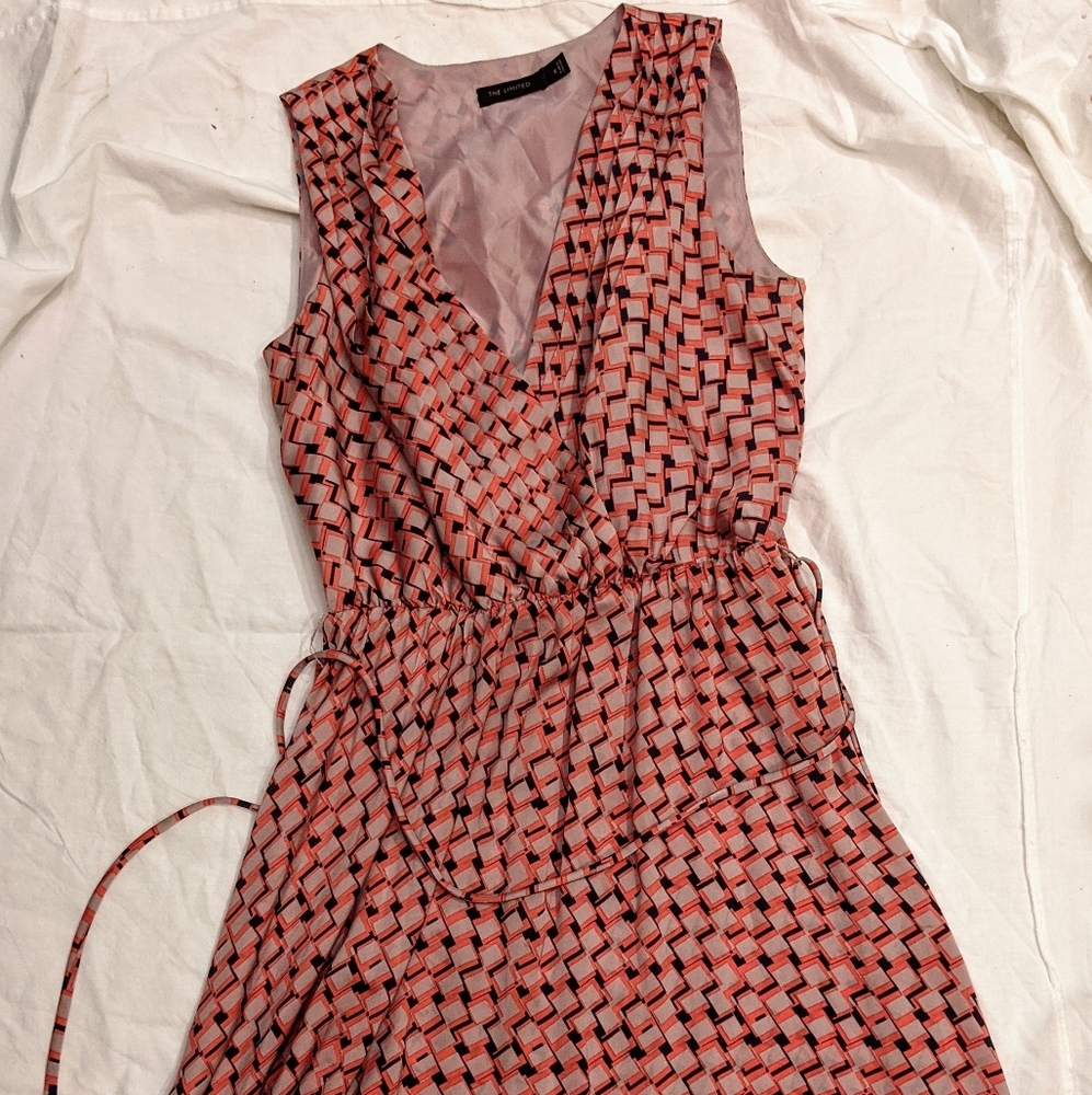 The Limited V-neck work casual dress
